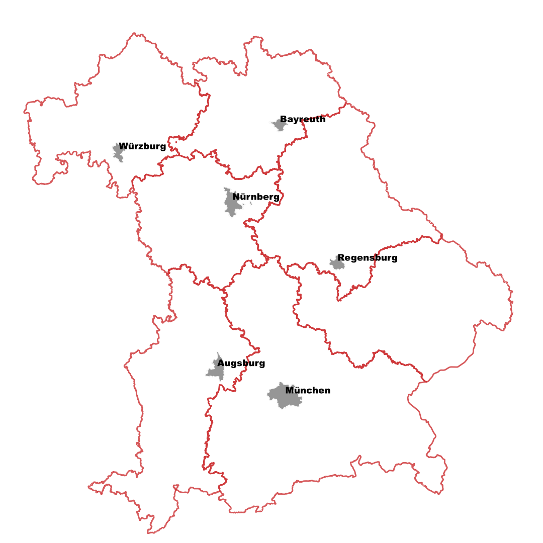 Bayern-Karte